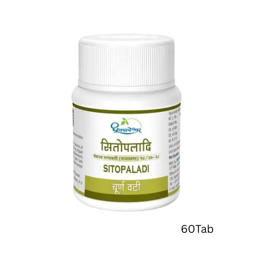 Dhootpapeshwar Sitopaladi Choorna Vati (60 Tablets)