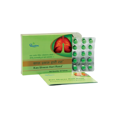 Dhootapapeshwar Kas Shwas Hari Rasa (30 Tablets)