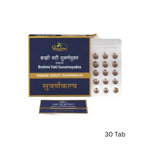 Dhootapapeshwar Brahmi Vati Suvarnayukta (30 Tablets)