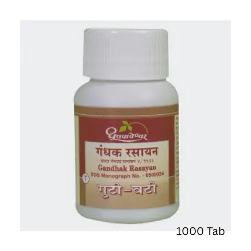 Dhootpapeshwar GANDHAK RASAYAN (1000 Tabs)