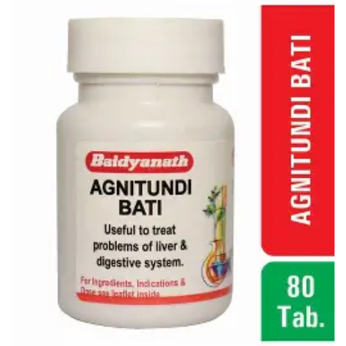 Baidyanath AGNITUNDI BATI (80 Tabs)