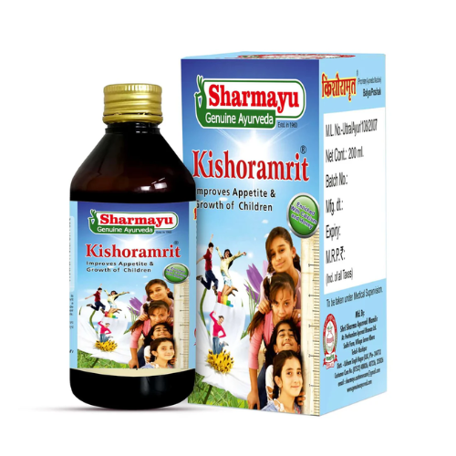 Buy Sharmayu Kishoramrit Syrup – Ayurvedic Growth Tonic for Children