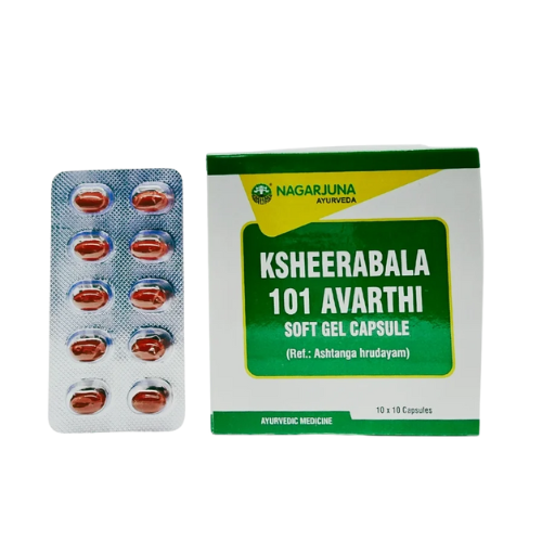 Nagarjuna Ayurveda KSHEERABALA AAVARTHI 101 (10 Cap)