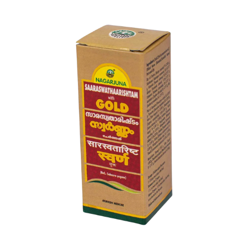 Nagarjuna Ayurveda SAARASWATHARISTAM WITH GOLD 25 Ml
