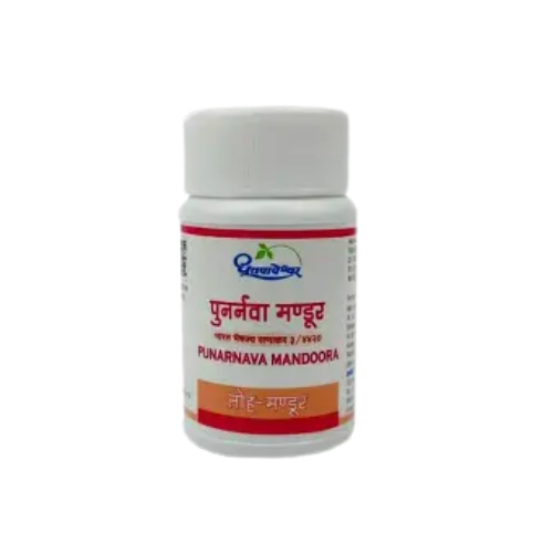 Dhootapapeshwar Punarnava Mandoora (60 Tabs)