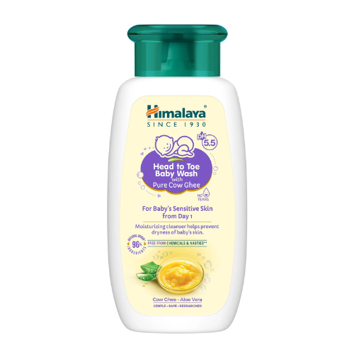 Himalaya Head to Toe Baby Wash with Pure Cow Ghee 100 Ml