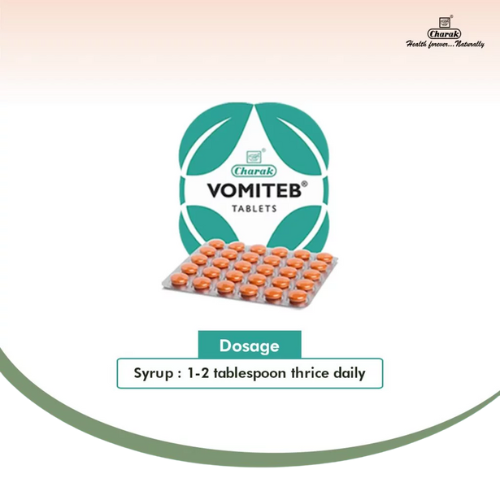 Charak Vomiteb Tablet (30 Tabs)