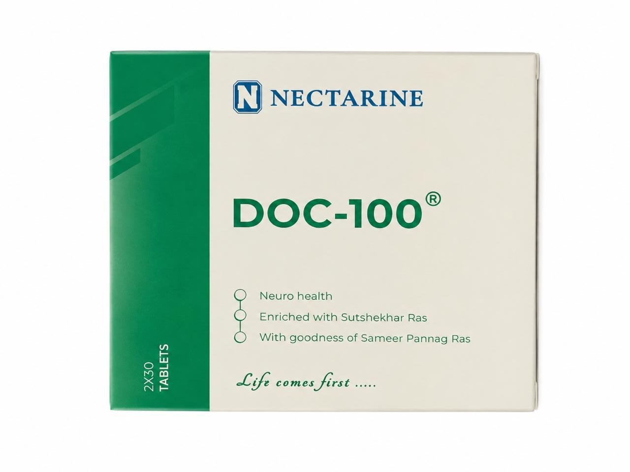 Nectarine Ayurveda Pvt. Ltd. DOC 100  (30 Tablets)