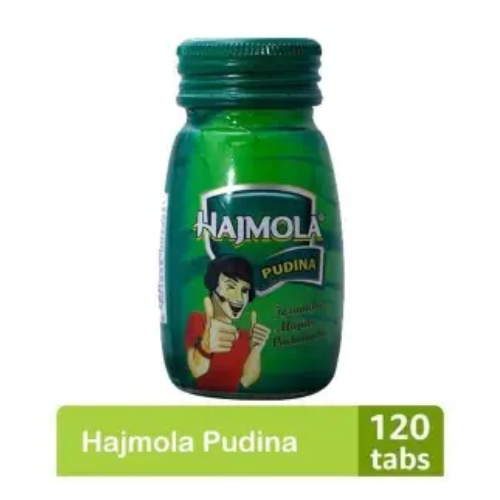 DABUR HAJMOLA PUDINA  120 Tab